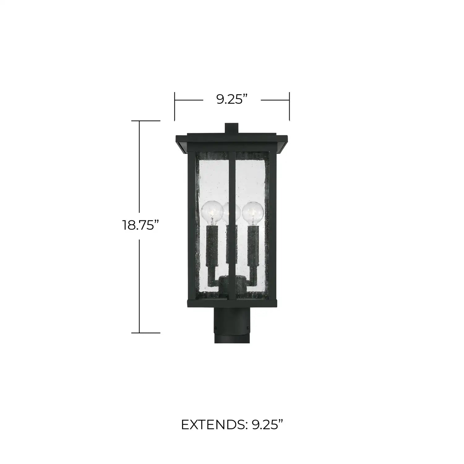 CAPITAL LIGHTING BARRETT OUTDOOR POST-LANTERN - Post