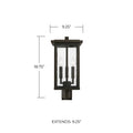 CAPITAL LIGHTING BARRETT OUTDOOR POST-LANTERN - Post