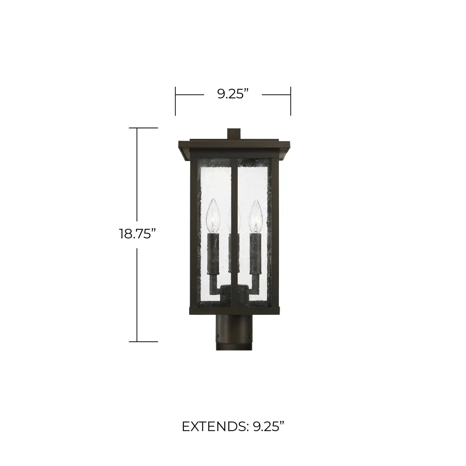 CAPITAL LIGHTING BARRETT OUTDOOR POST-LANTERN - Post