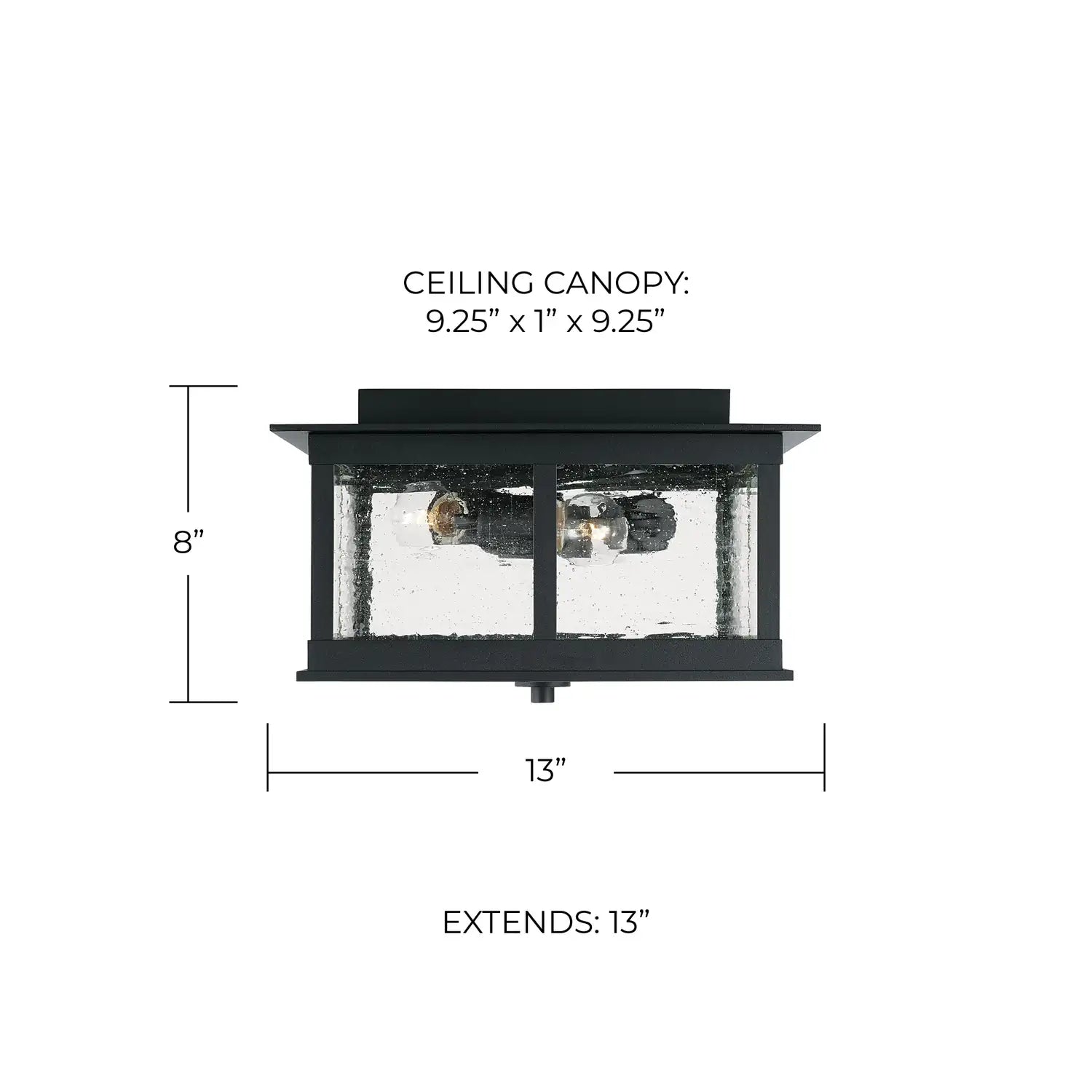 CAPITAL LIGHTING, BARRETT OUTDOOR FLUSH, OUTDOOR CEILING LIGHT
