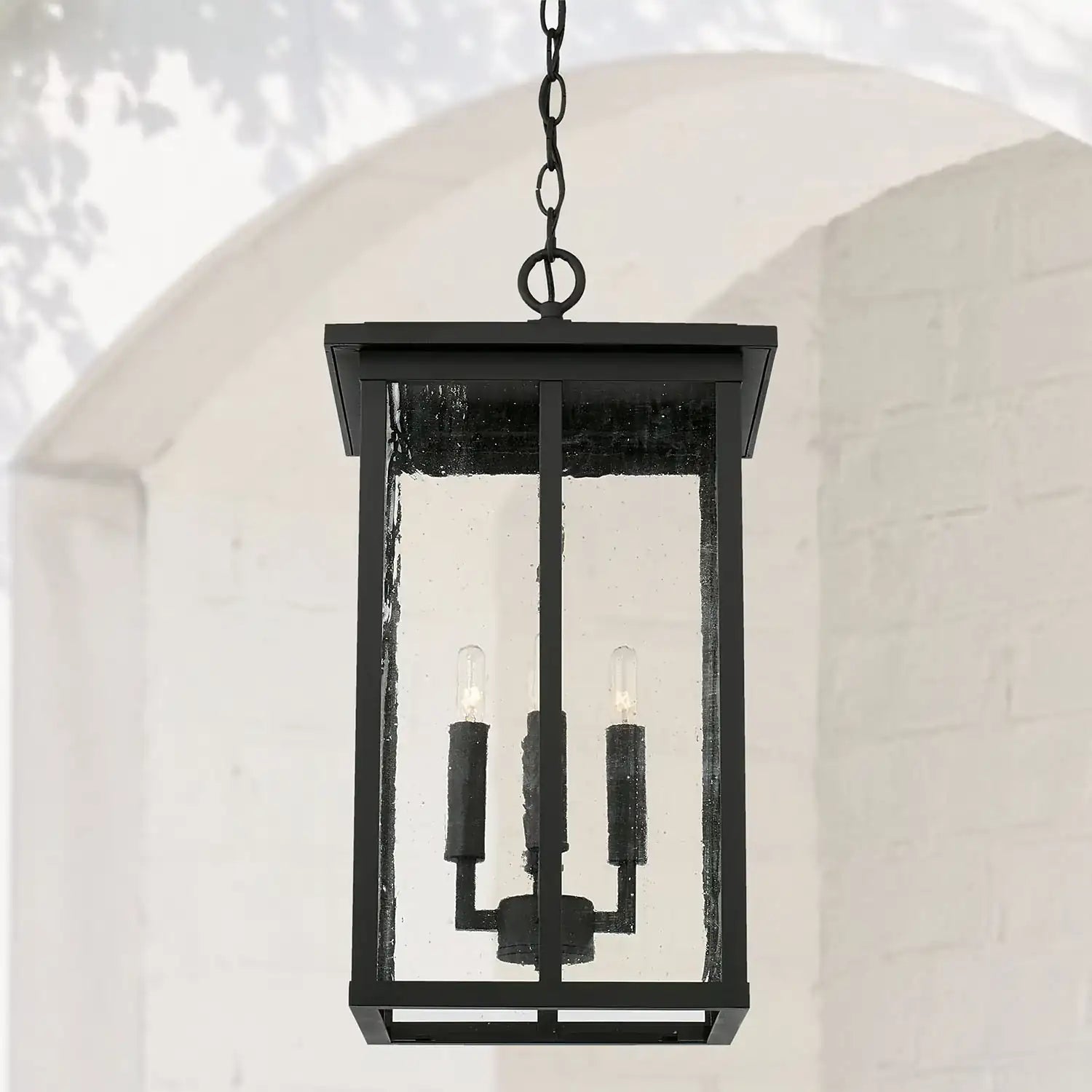 CAPITAL LIGHTING, BARRETT OUTDOOR HANGING-LANTERN, OUTDOOR CEILING LIGHT