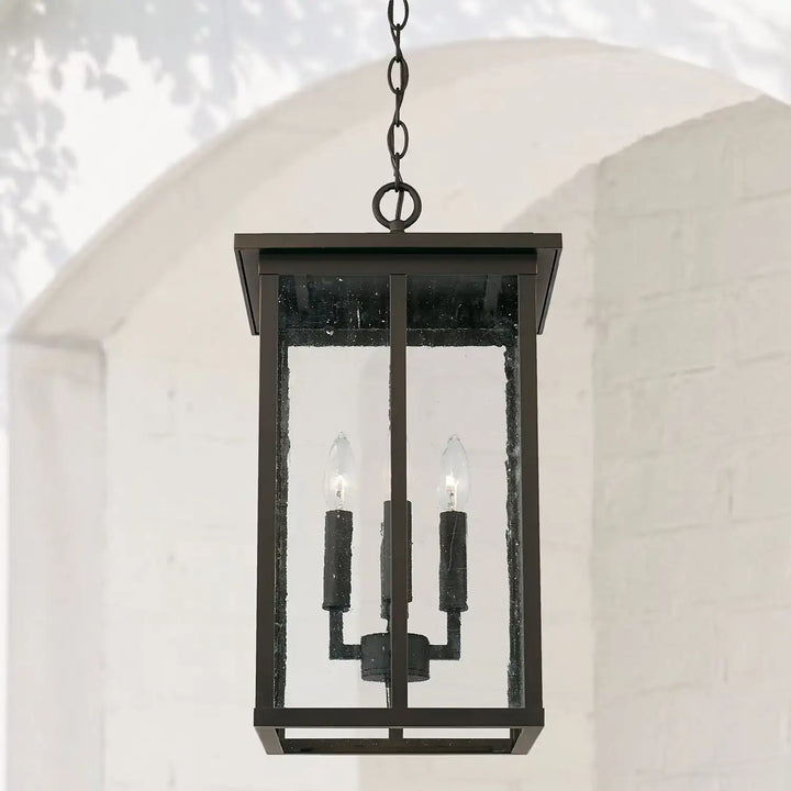 CAPITAL LIGHTING, BARRETT OUTDOOR HANGING-LANTERN, OUTDOOR CEILING LIGHT