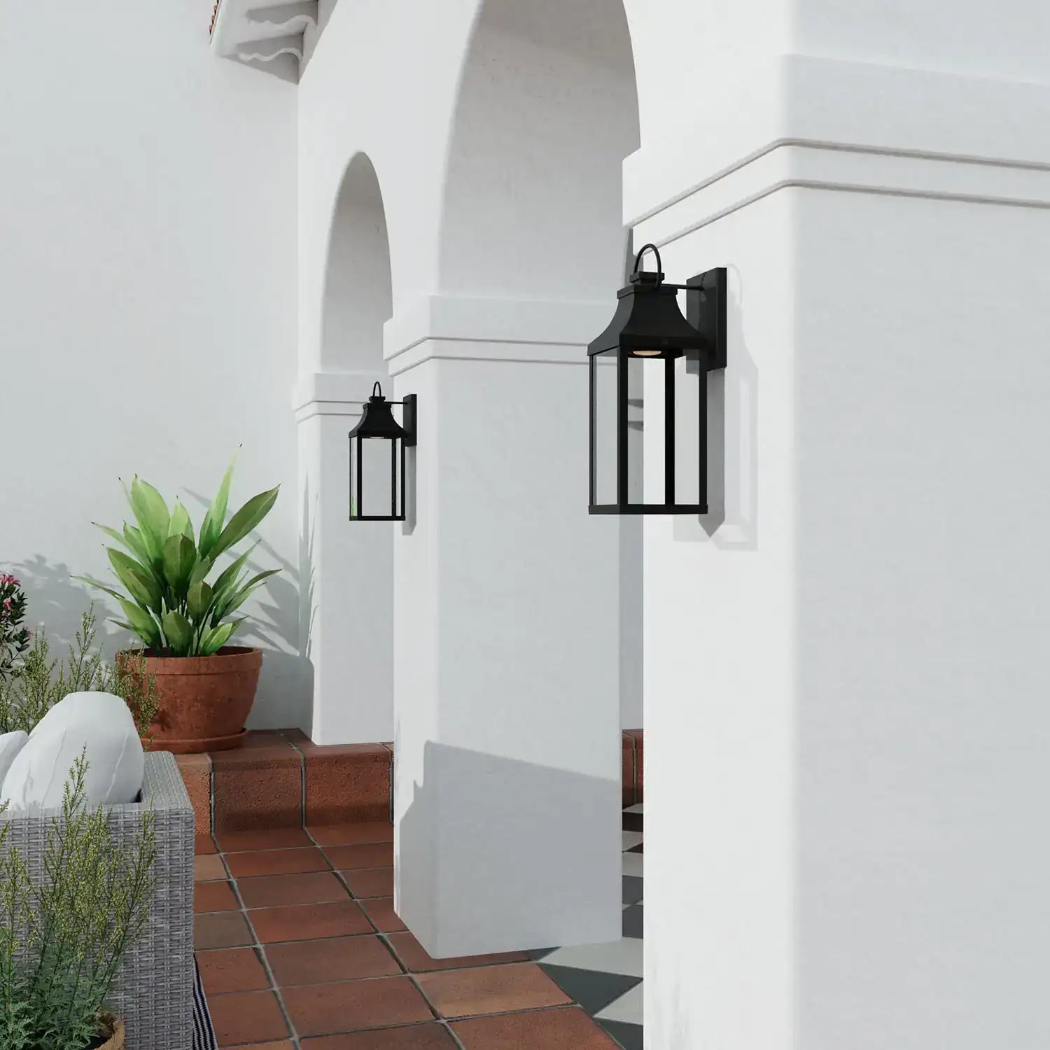 CAPITAL LIGHTING, BRADFORD OUTDOOR WALL-LANTERN, OUTDOOR WALL LIGHTS