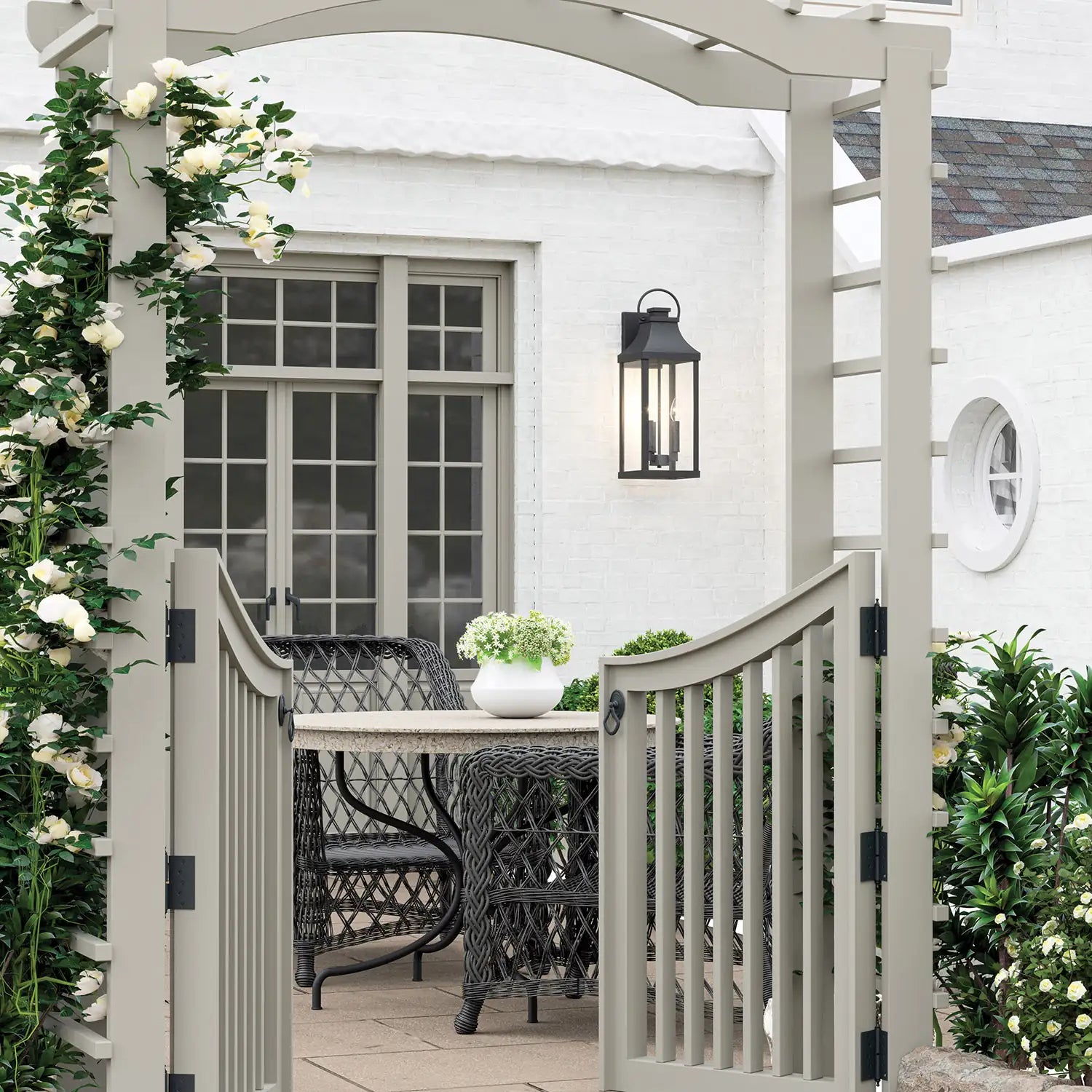 CAPITAL LIGHTING, BRADFORD OUTDOOR WALL-LANTERN, OUTDOOR WALL LIGHTS