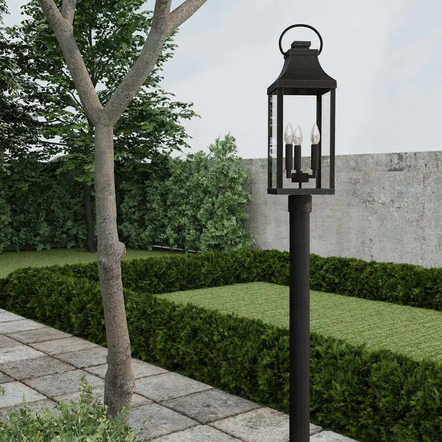 CAPITAL LIGHTING BRADFORD OUTDOOR POST-LANTERN - Post
