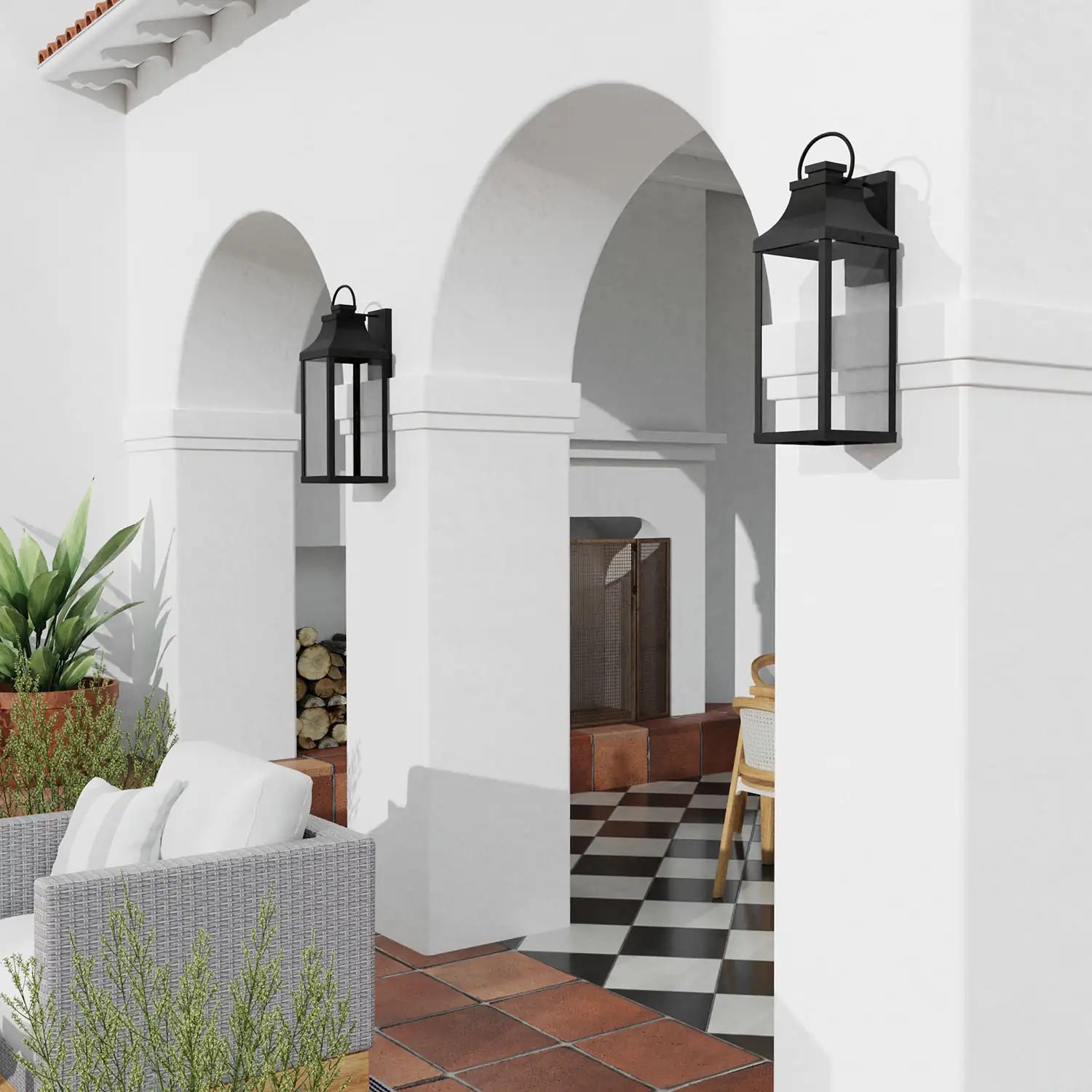 CAPITAL LIGHTING, BRADFORD OUTDOOR WALL-LANTERN, OUTDOOR WALL LIGHTS