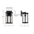 CAPITAL LIGHTING, WALTON OUTDOOR WALL-LANTERN, OUTDOOR WALL LIGHTS