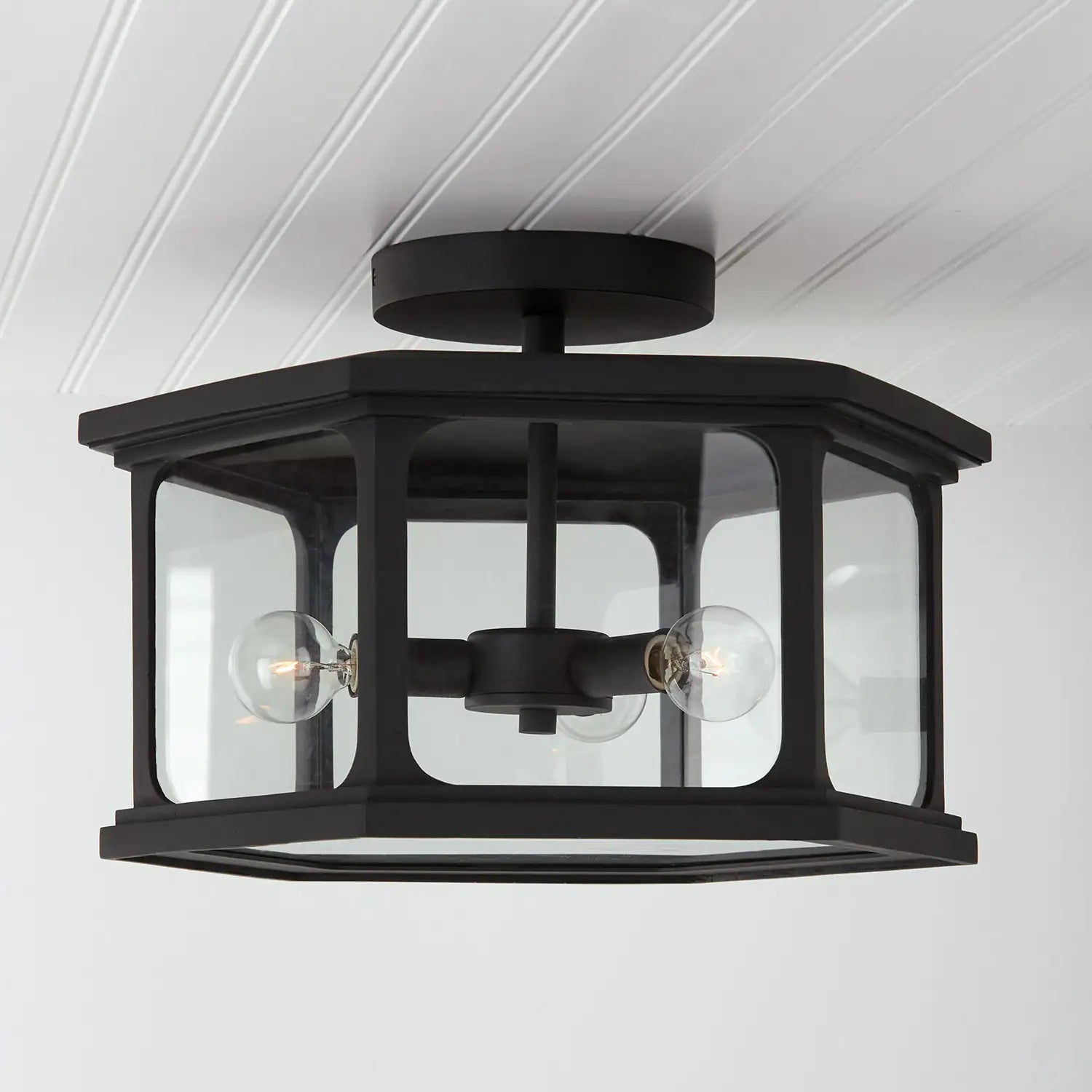 CAPITAL LIGHTING, WALTON OUTDOOR SEMI-FLUSH, OUTDOOR CEILING LIGHT