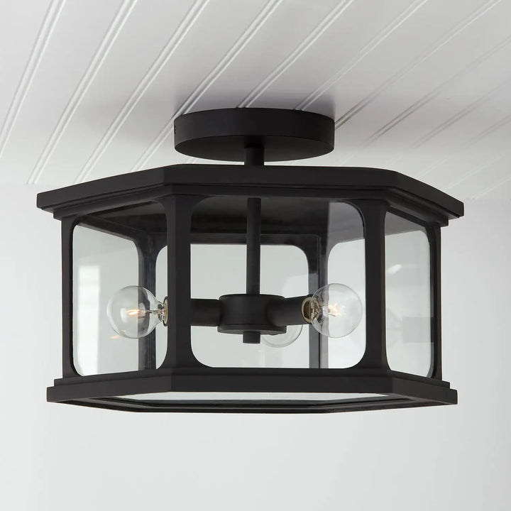 CAPITAL LIGHTING, WALTON OUTDOOR SEMI-FLUSH, OUTDOOR CEILING LIGHT
