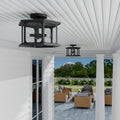 CAPITAL LIGHTING, WALTON OUTDOOR SEMI-FLUSH, OUTDOOR CEILING LIGHT