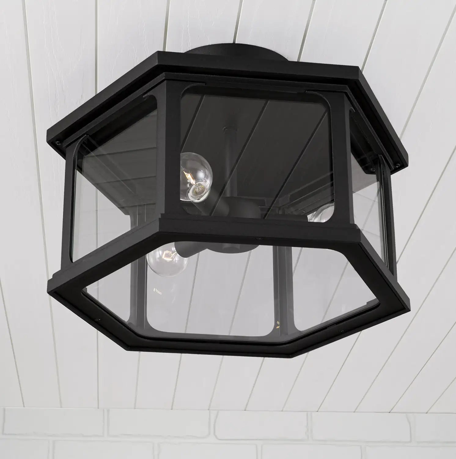 CAPITAL LIGHTING, WALTON OUTDOOR SEMI-FLUSH, OUTDOOR CEILING LIGHT