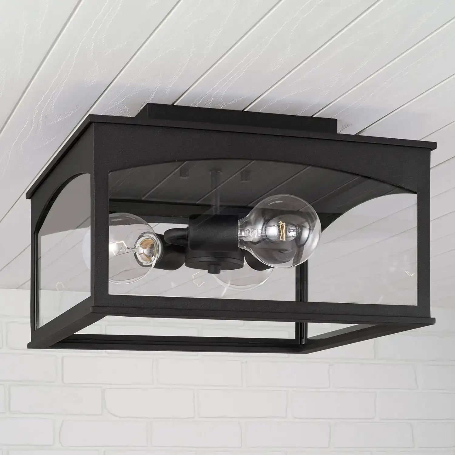 CAPITAL LIGHTING, BURTON OUTDOOR FLUSH, OUTDOOR CEILING LIGHT