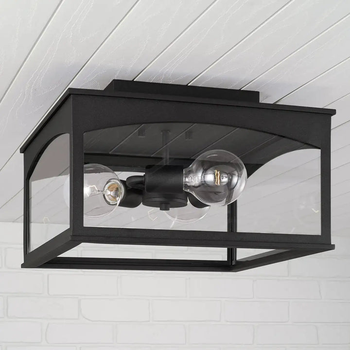 CAPITAL LIGHTING, BURTON OUTDOOR FLUSH, OUTDOOR CEILING LIGHT