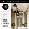 CAPITAL LIGHTING, BURTON OUTDOOR FLUSH, OUTDOOR CEILING LIGHT
