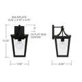 CAPITAL LIGHTING, ADAIR OUTDOOR WALL-LANTERN, OUTDOOR WALL LIGHTS