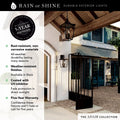 CAPITAL LIGHTING, ADAIR OUTDOOR HANGING-LANTERN, OUTDOOR CEILING LIGHT