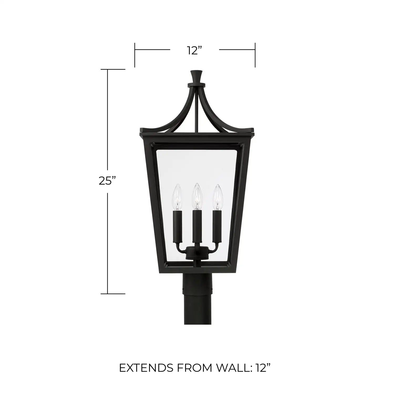 CAPITAL LIGHTING ADAIR OUTDOOR POST-LANTERN - Post