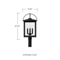 CAPITAL LIGHTING BRYSON OUTDOOR POST-LANTERN - Post