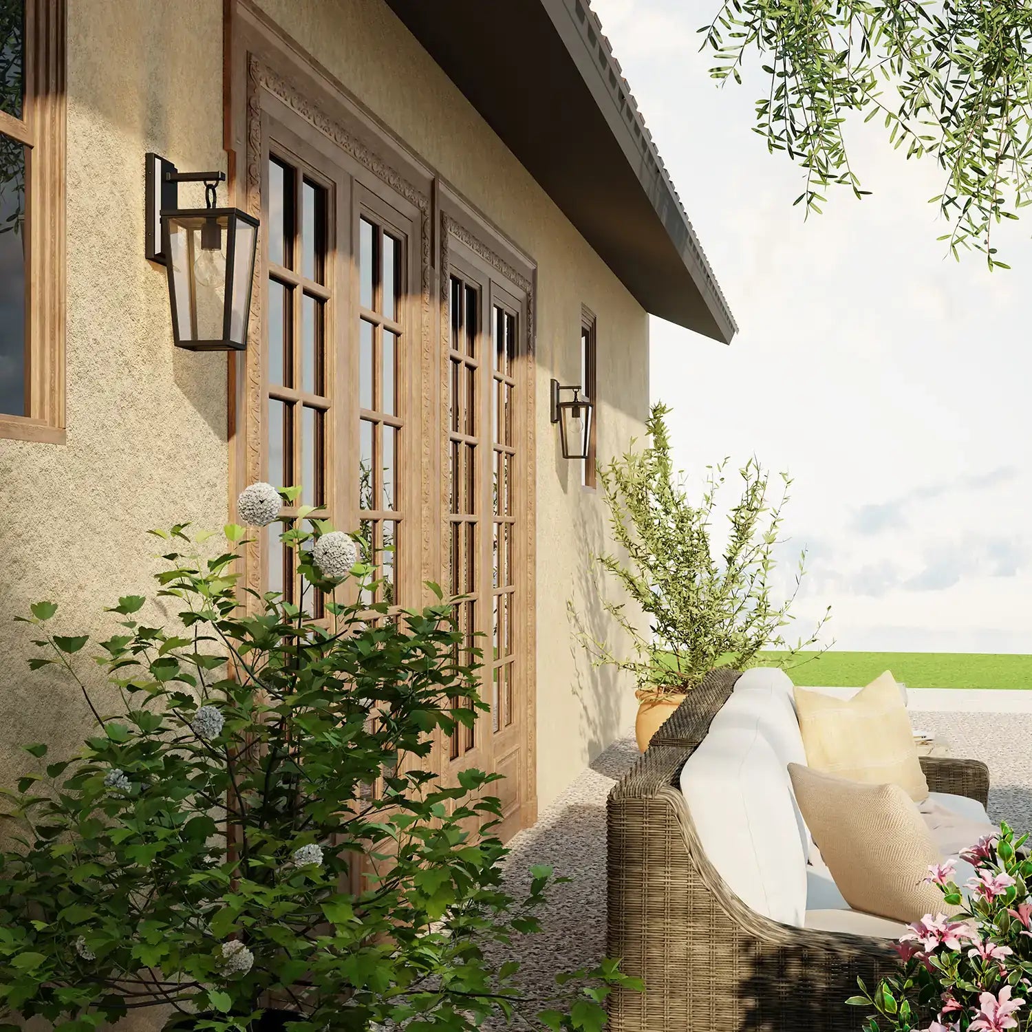 CAPITAL LIGHTING, ELLIOTT OUTDOOR WALL-LANTERN, OUTDOOR WALL LIGHTS