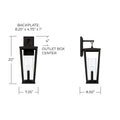 CAPITAL LIGHTING, ELLIOTT OUTDOOR WALL-LANTERN, OUTDOOR WALL LIGHTS