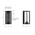 CAPITAL LIGHTING KENT OUTDOOR WALL-LANTERN
