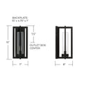 CAPITAL LIGHTING, KENT OUTDOOR WALL-LANTERN, OUTDOOR WALL LIGHTS
