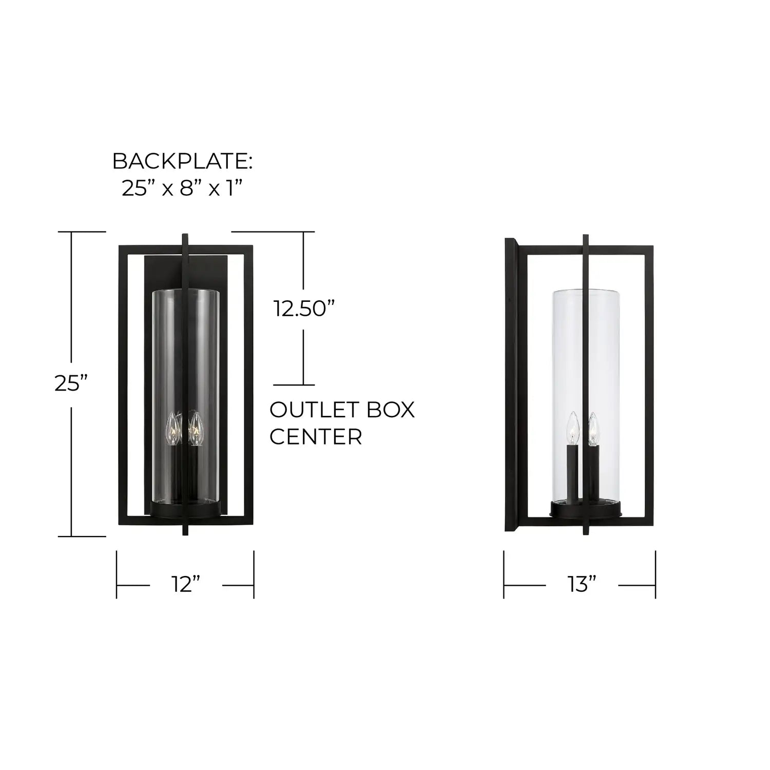 CAPITAL LIGHTING, KENT OUTDOOR WALL-LANTERN, OUTDOOR WALL LIGHTS