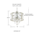 CAPITAL LIGHTING, BLAKELY PENDANT, PENDANT LIGHT