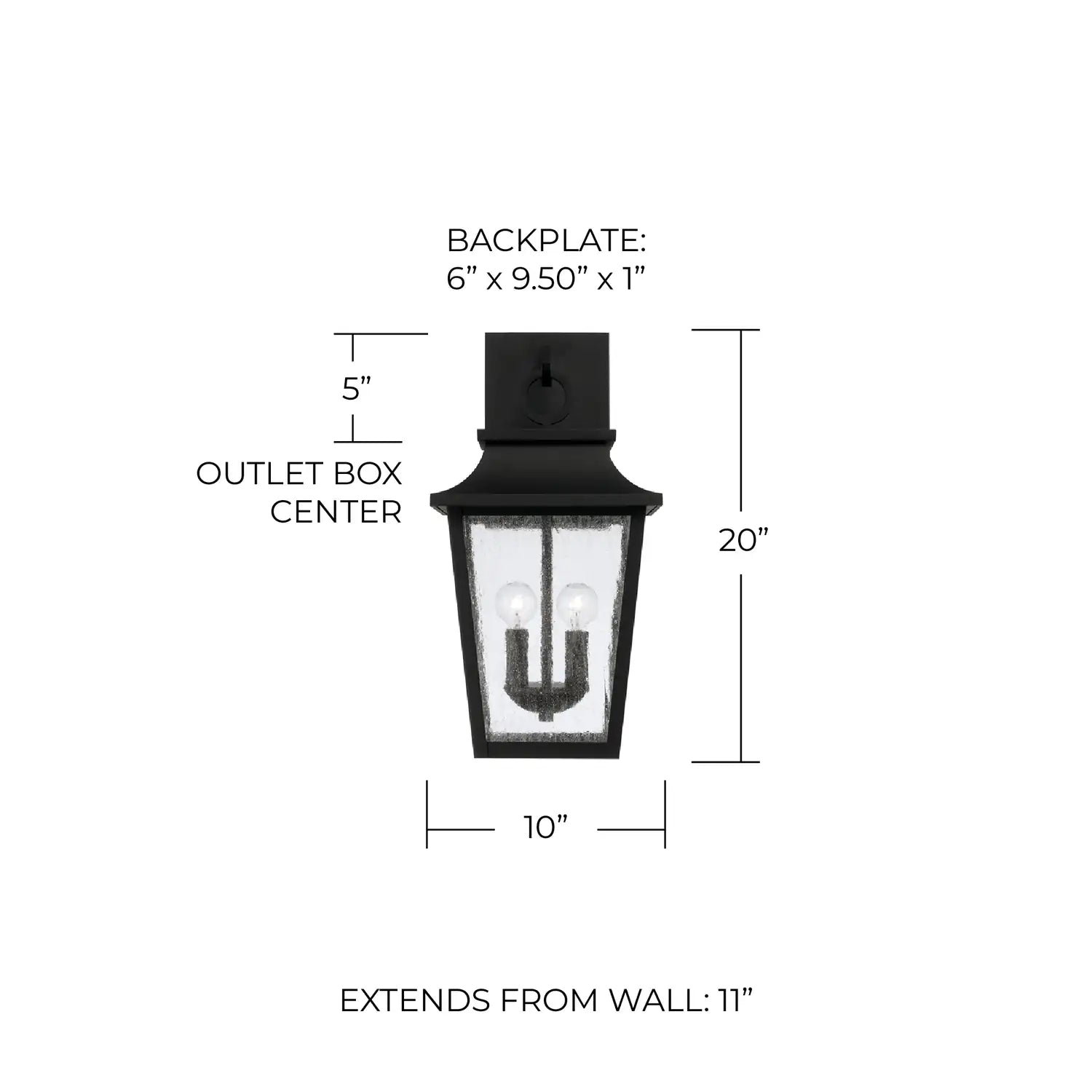 CAPITAL LIGHTING, CHANDLER OUTDOOR WALL-LANTERN, OUTDOOR WALL LIGHTS