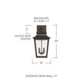 CAPITAL LIGHTING, CHANDLER OUTDOOR WALL-LANTERN, OUTDOOR WALL LIGHTS