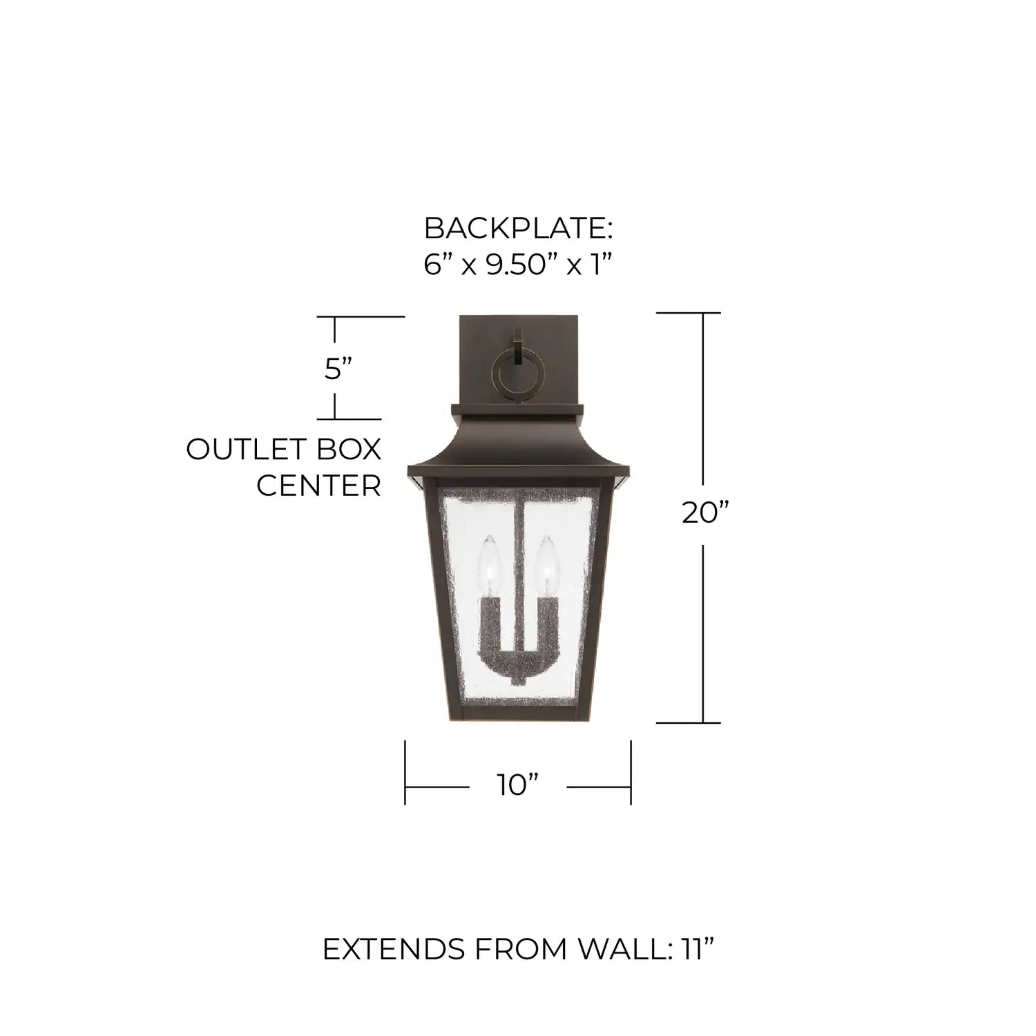 CAPITAL LIGHTING, CHANDLER OUTDOOR WALL-LANTERN, OUTDOOR WALL LIGHTS