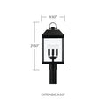 CAPITAL LIGHTING NELSON OUTDOOR POST-LANTERN - Post