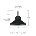 CAPITAL LIGHTING, LOFTON OUTDOOR WALL-LANTERN, OUTDOOR WALL LIGHTS