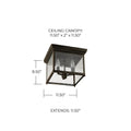 CAPITAL LIGHTING, OUTDOOR OUTDOOR FLUSH MOUNT, OUTDOOR CEILING LIGHT