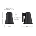 CAPITAL LIGHTING, YARDLEY OUTDOOR WALL-LANTERN, OUTDOOR WALL LIGHTS