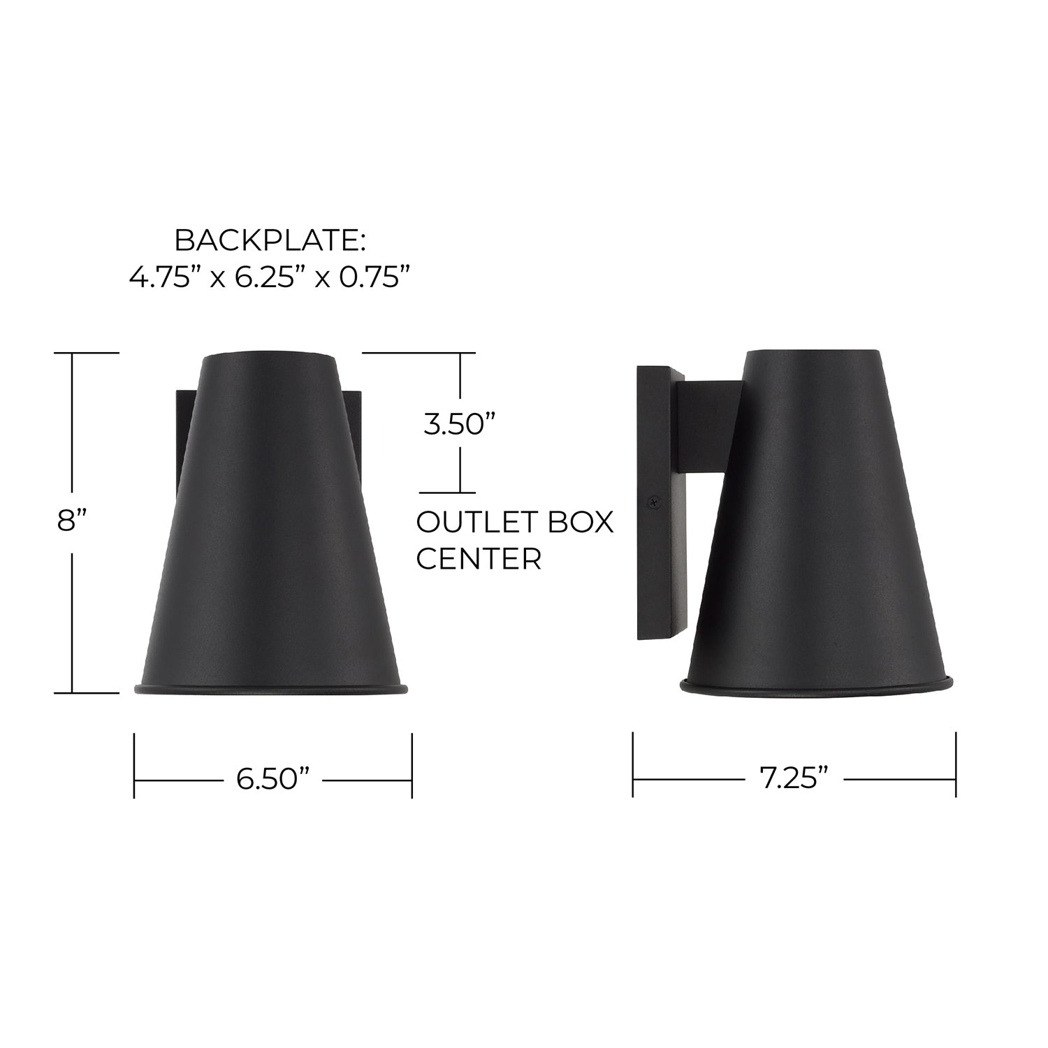 CAPITAL LIGHTING YARDLEY OUTDOOR WALL-LANTERN