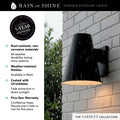 CAPITAL LIGHTING, YARDLEY OUTDOOR WALL-LANTERN, OUTDOOR WALL LIGHTS