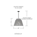 CAPITAL LIGHTING, JASPER OUTDOOR HANGING-LANTERN, OUTDOOR CEILING LIGHT