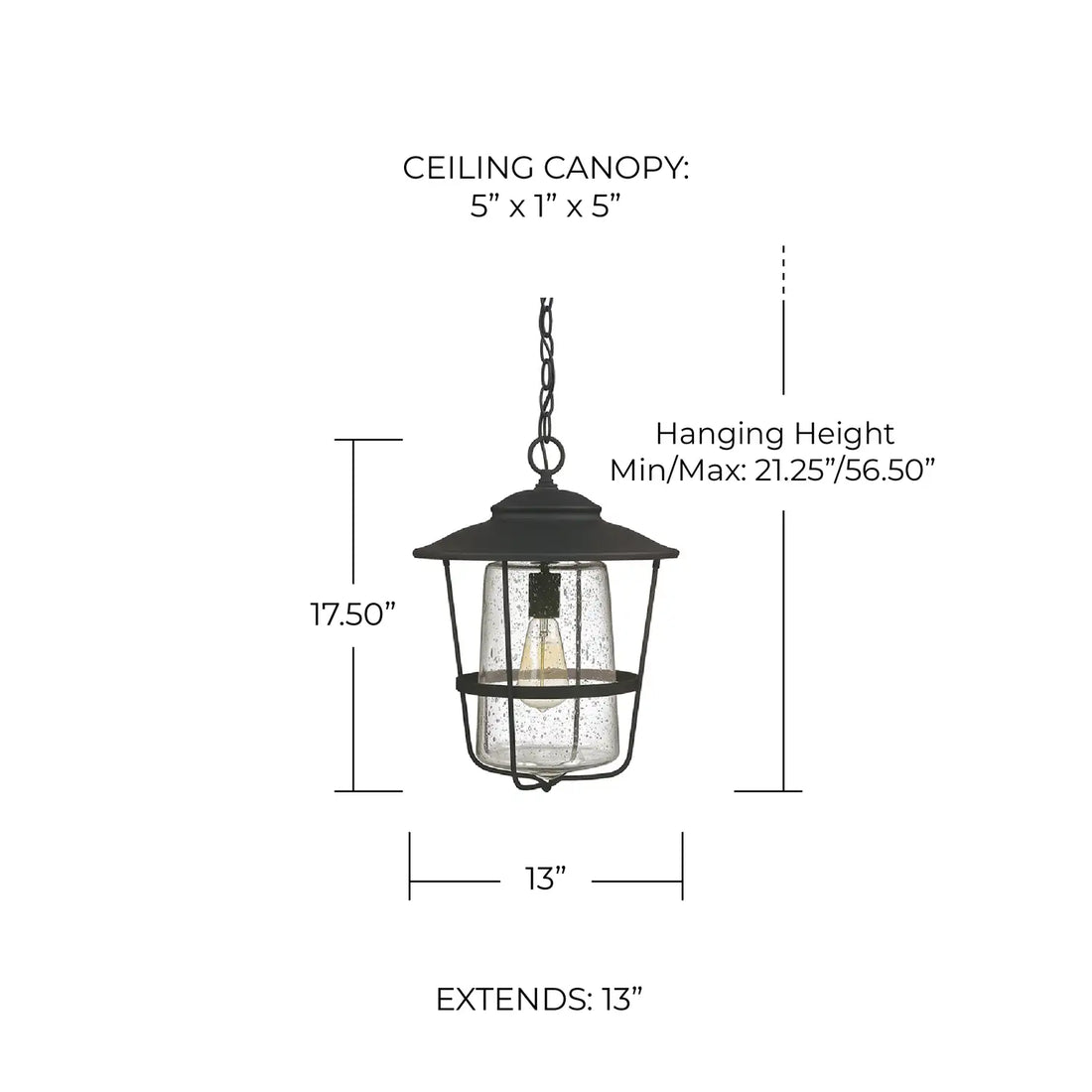 CAPITAL LIGHTING, CREEKSIDE OUTDOOR HANGING-LANTERN, OUTDOOR CEILING LIGHT
