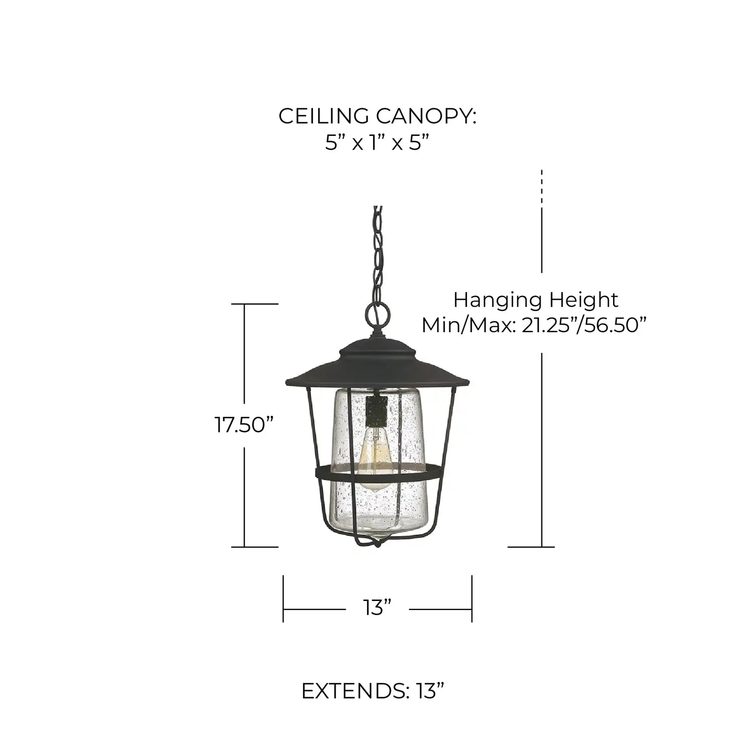 CAPITAL LIGHTING, CREEKSIDE OUTDOOR HANGING-LANTERN, OUTDOOR CEILING LIGHT