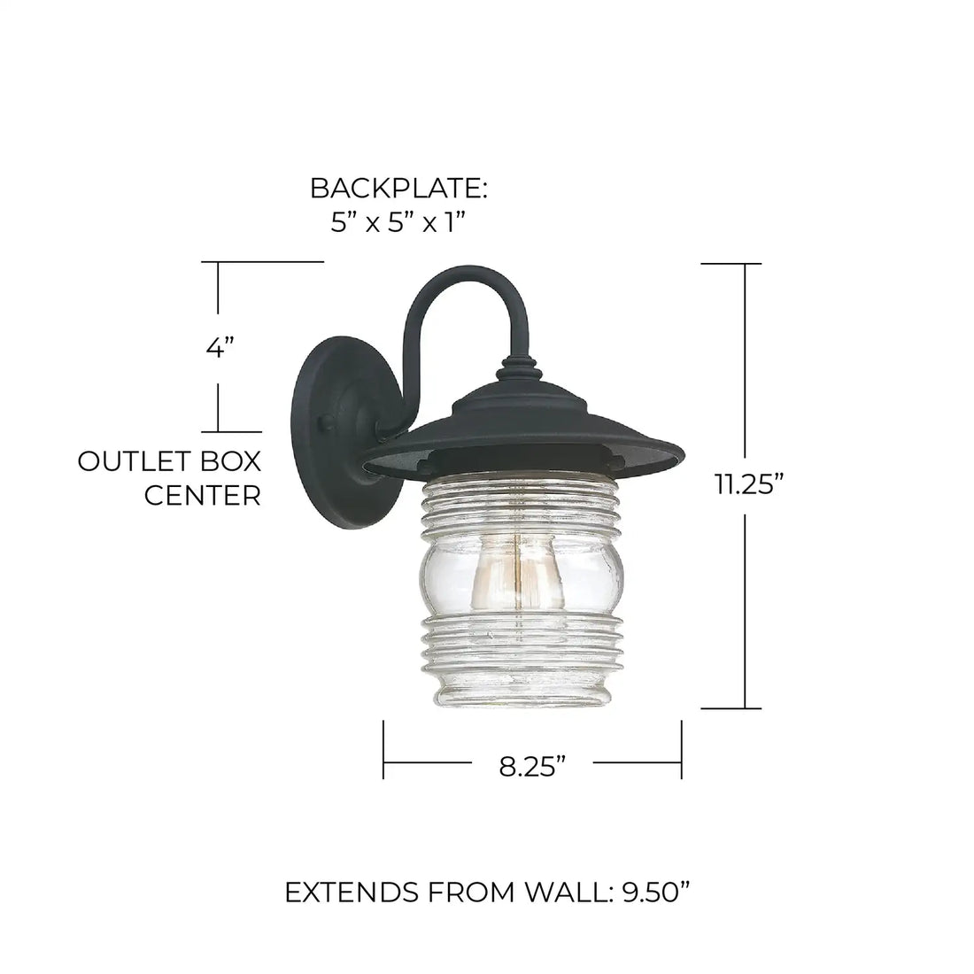 CAPITAL LIGHTING, CREEKSIDE OUTDOOR WALL-LANTERN, OUTDOOR WALL LIGHTS