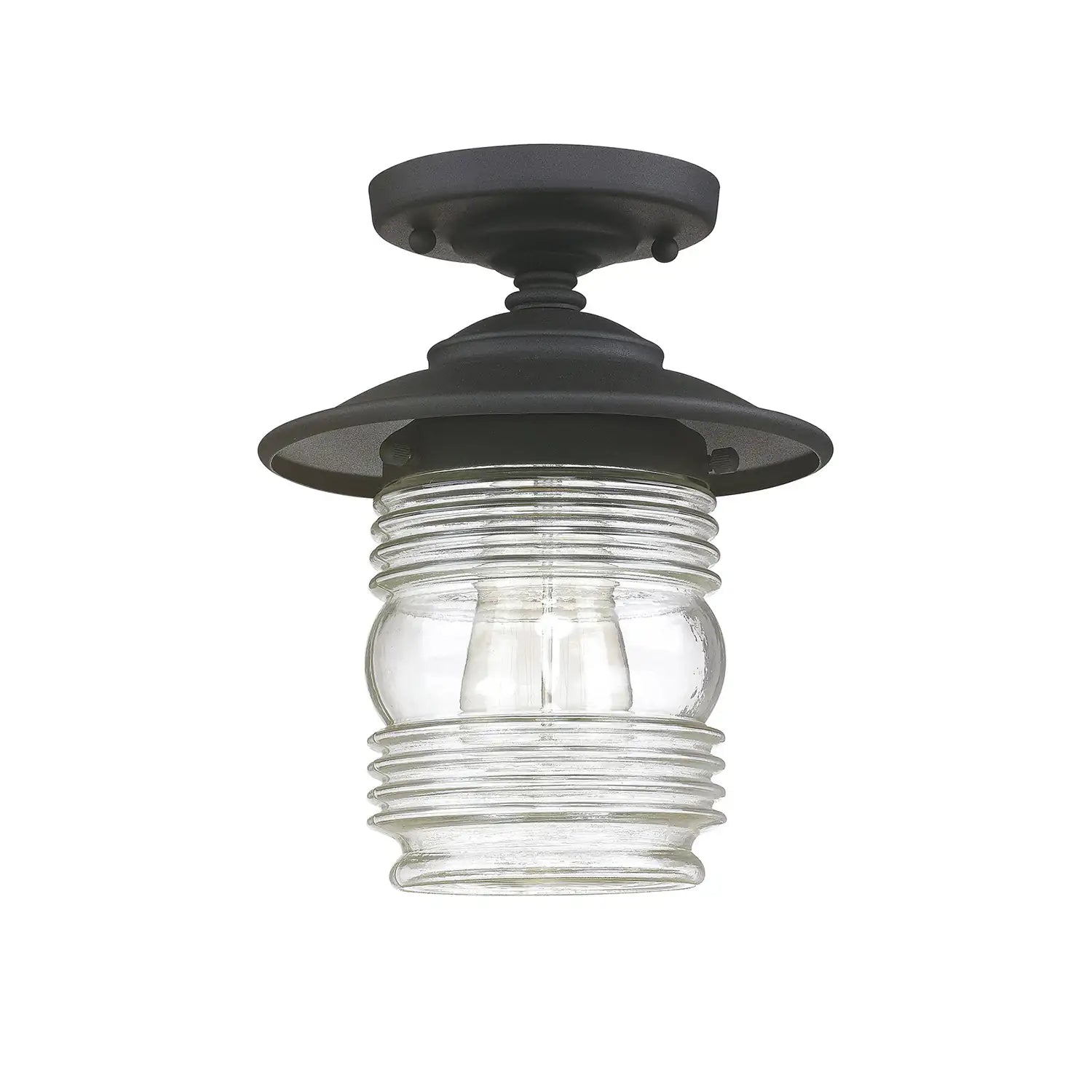 CAPITAL LIGHTING, CREEKSIDE OUTDOOR FLUSH MOUNT, OUTDOOR CEILING LIGHT