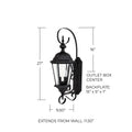 CAPITAL LIGHTING, CARRIAGE HOUSE OUTDOOR WALL-LANTERN, OUTDOOR WALL LIGHTS