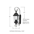 CAPITAL LIGHTING, CARRIAGE HOUSE OUTDOOR WALL-LANTERN, OUTDOOR WALL LIGHTS