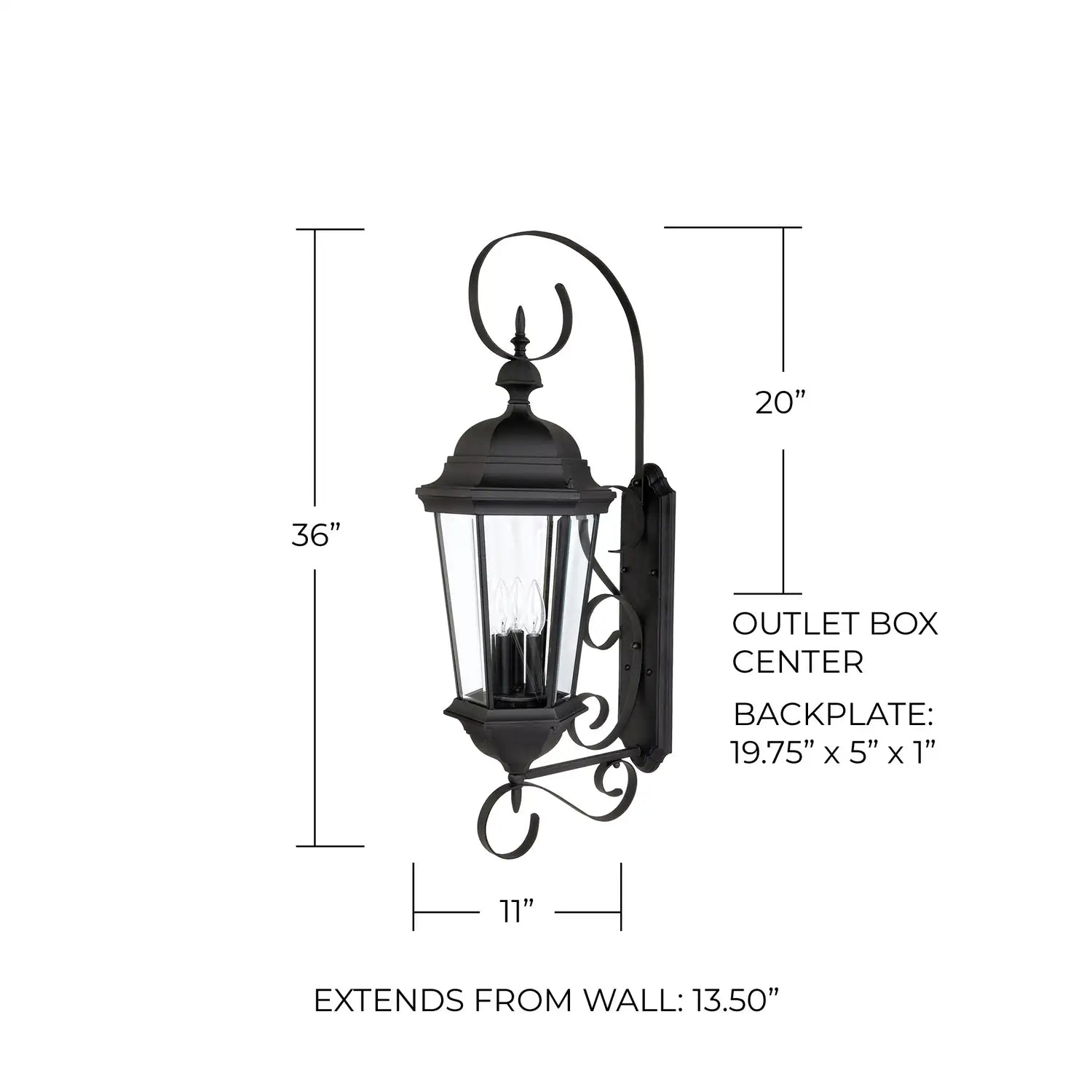 CAPITAL LIGHTING, CARRIAGE HOUSE OUTDOOR WALL-LANTERN, OUTDOOR WALL LIGHTS