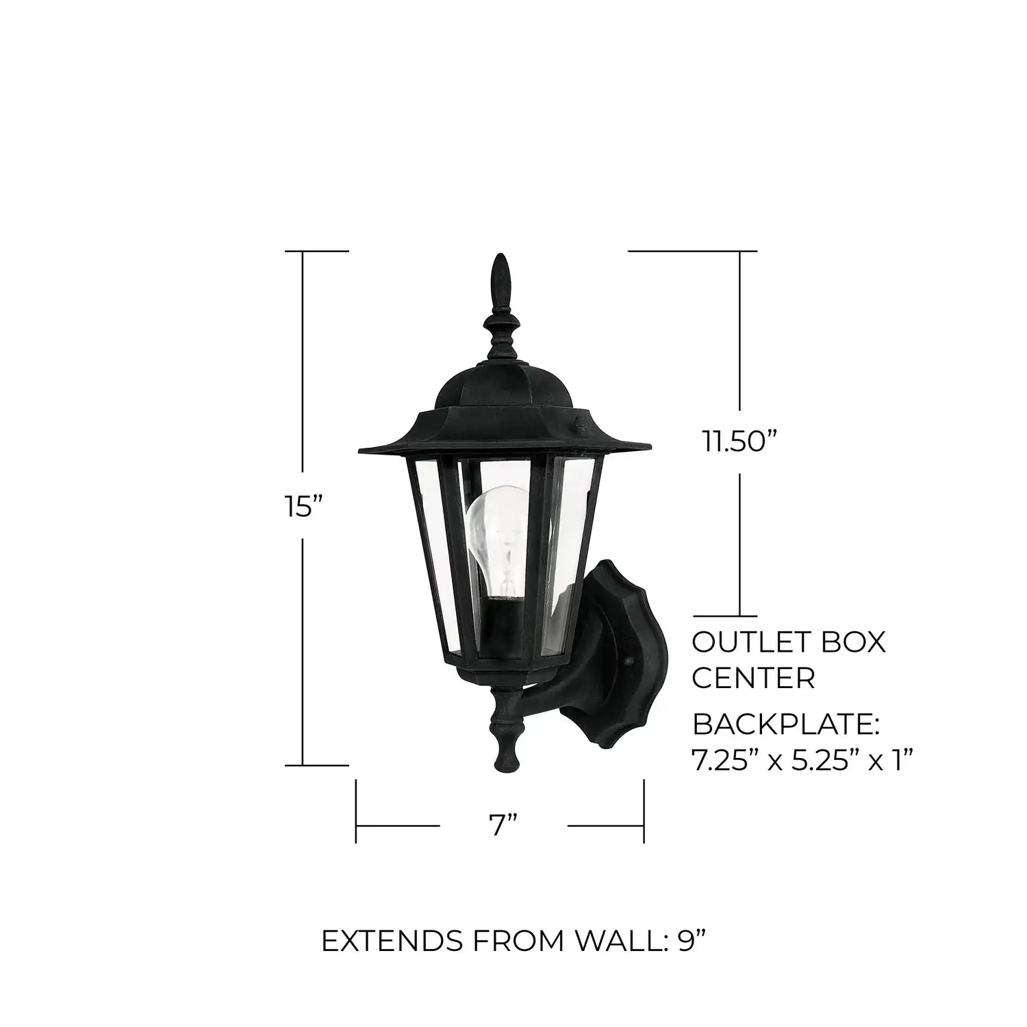 CAPITAL LIGHTING, OUTDOOR OUTDOOR WALL-LANTERN, OUTDOOR WALL LIGHTS