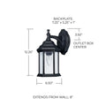 CAPITAL LIGHTING, OUTDOOR OUTDOOR WALL-LANTERN, OUTDOOR WALL LIGHTS