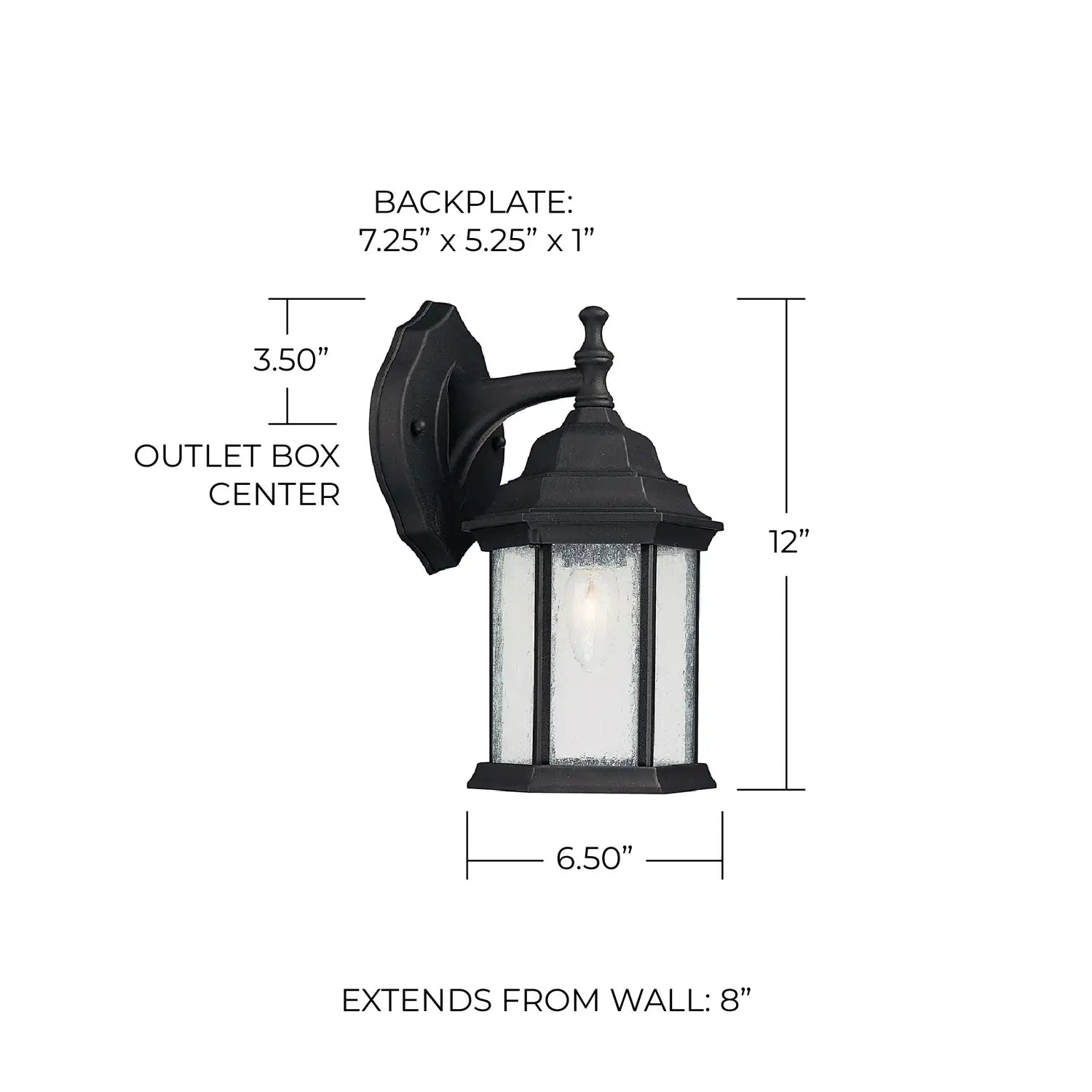CAPITAL LIGHTING, MAIN STREET OUTDOOR WALL-LANTERN, OUTDOOR WALL LIGHTS