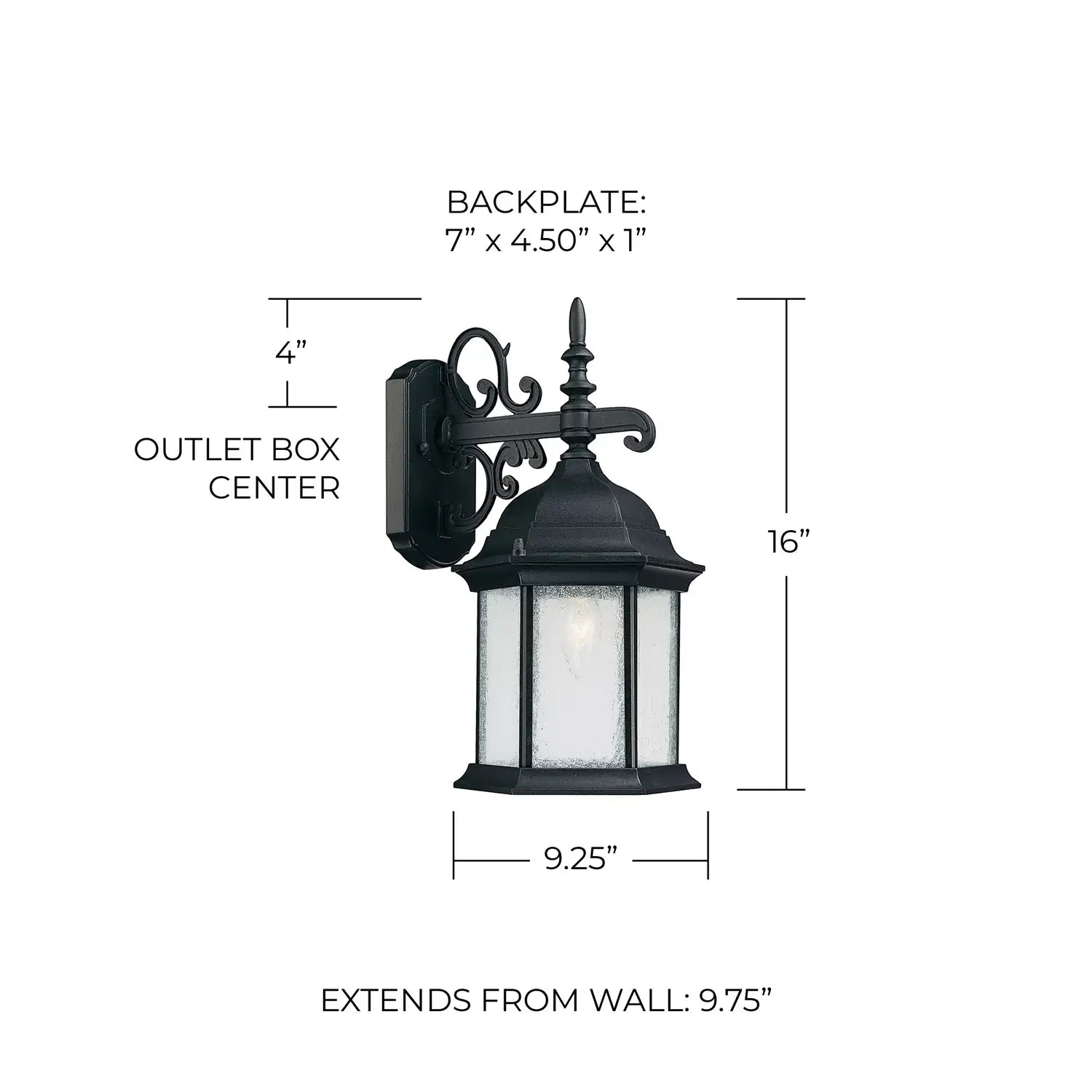 CAPITAL LIGHTING, MAIN STREET OUTDOOR WALL-LANTERN, OUTDOOR WALL LIGHTS