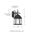 CAPITAL LIGHTING, MAIN STREET OUTDOOR WALL-LANTERN, OUTDOOR WALL LIGHTS